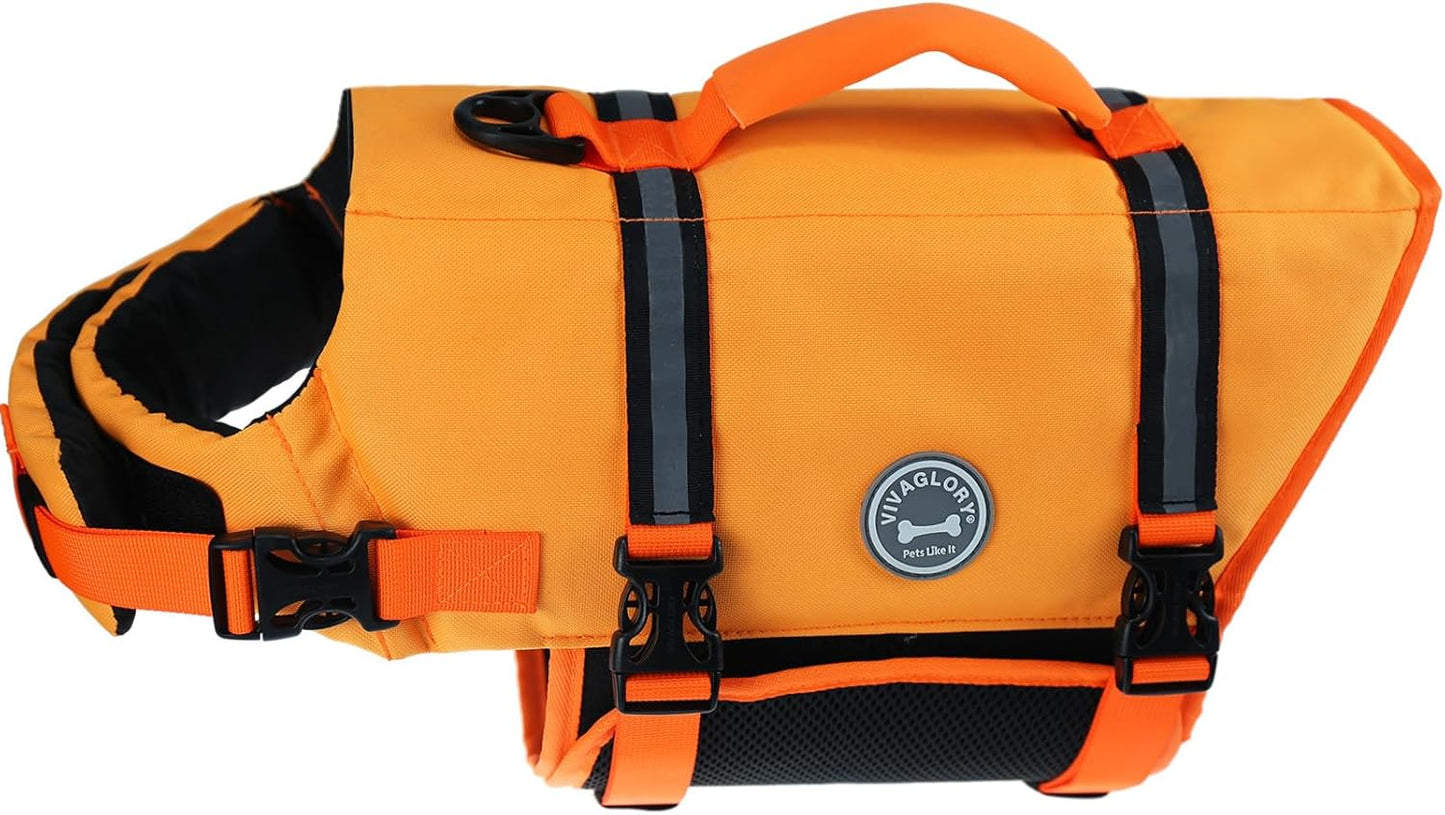 Premium Ripstop Dog Life Jacket - Blue