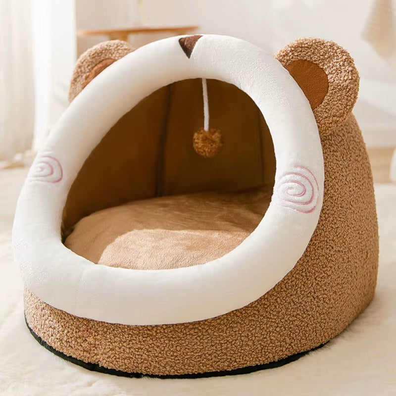 All-Season Semi-Enclosed Pet Bed