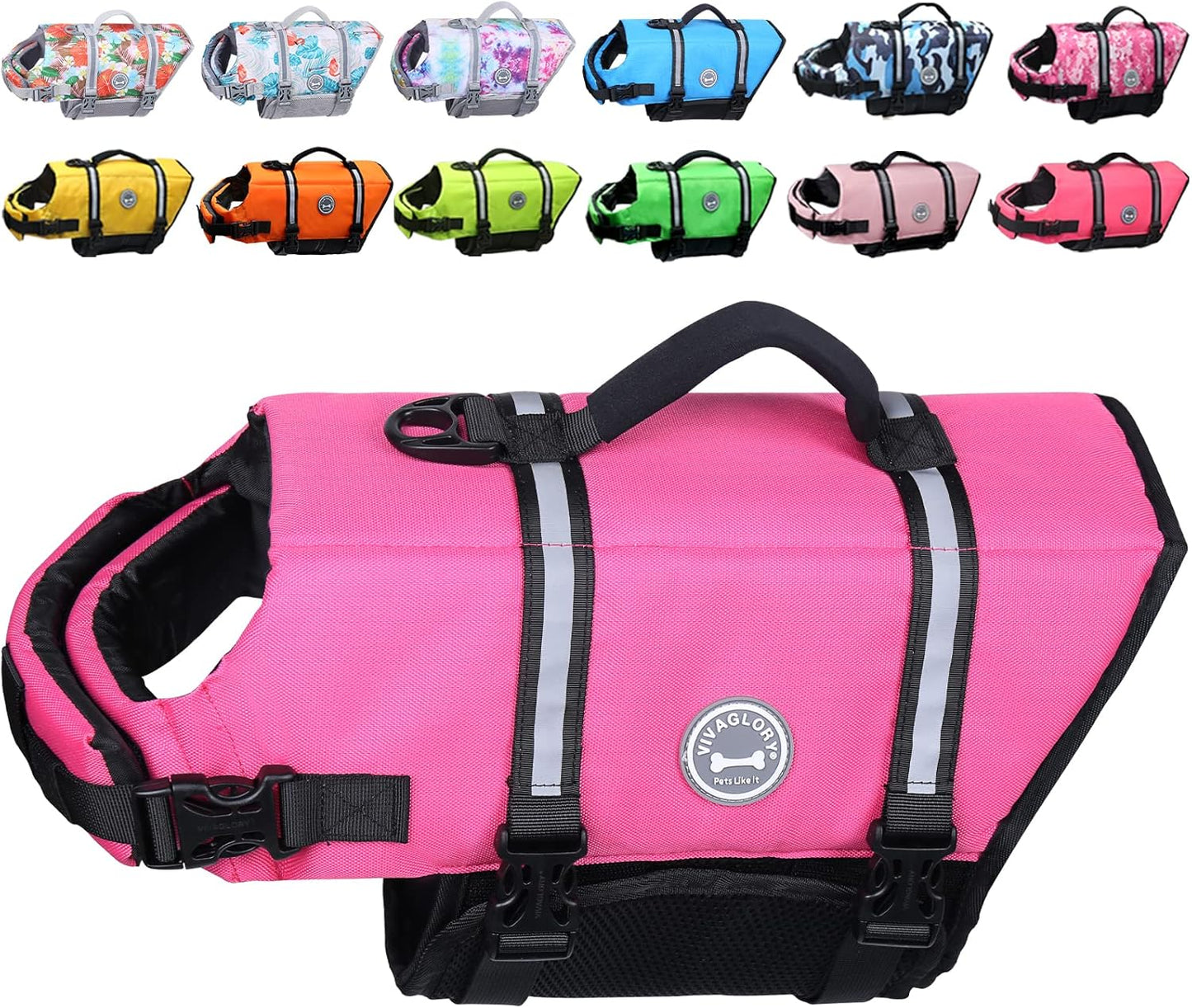 Premium Ripstop Dog Life Jacket - Blue
