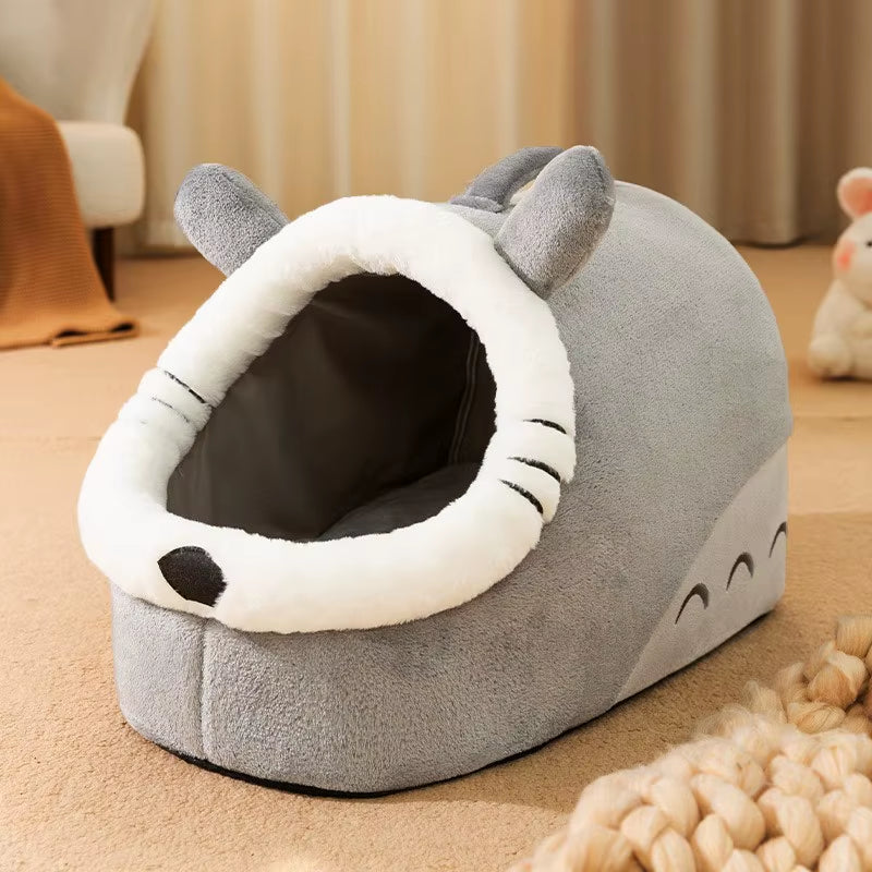 All-Season Semi-Enclosed Pet Bed