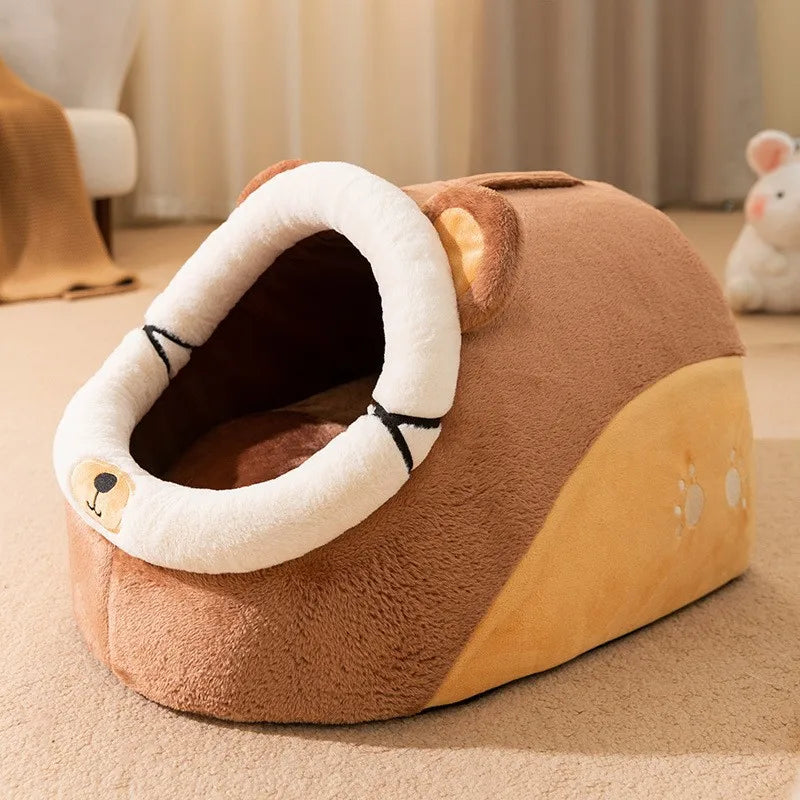 All-Season Semi-Enclosed Pet Bed