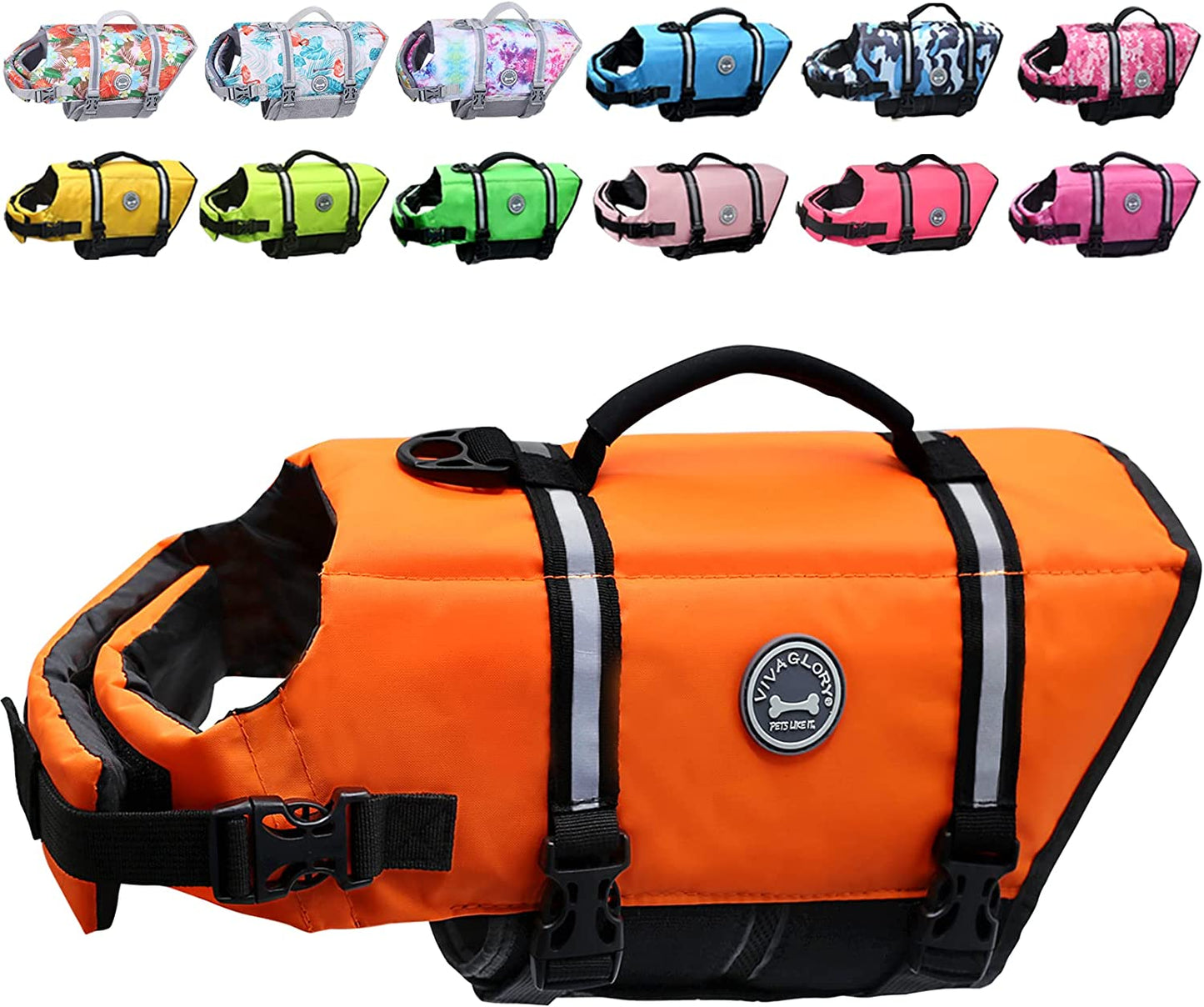 Premium Ripstop Dog Life Jacket - Blue