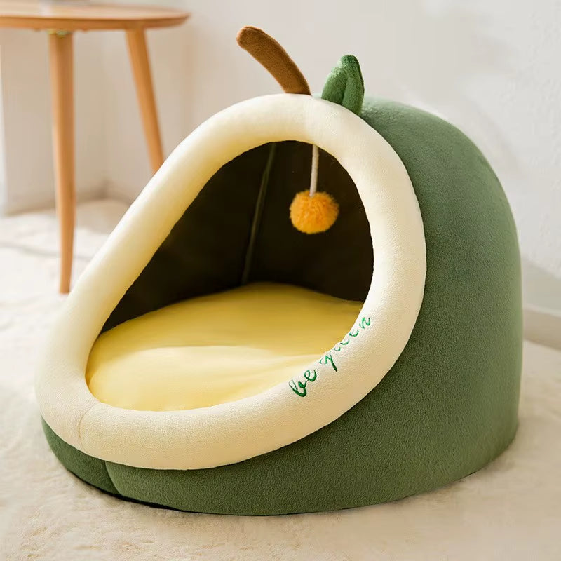 All-Season Semi-Enclosed Pet Bed