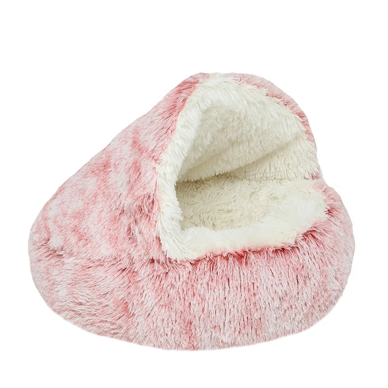 Plush Donut Cuddler Bed