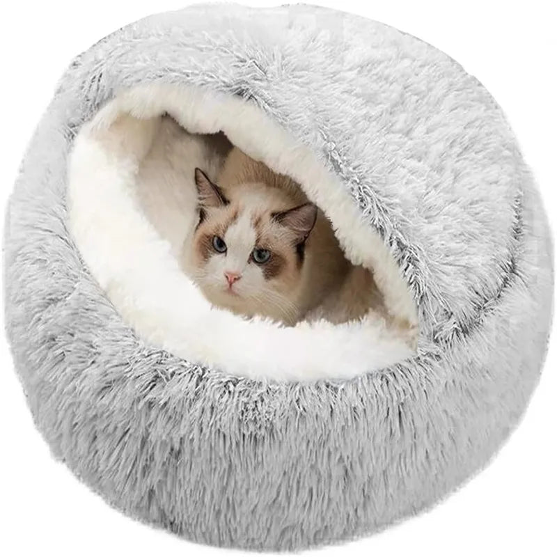 Plush Donut Cuddler Bed