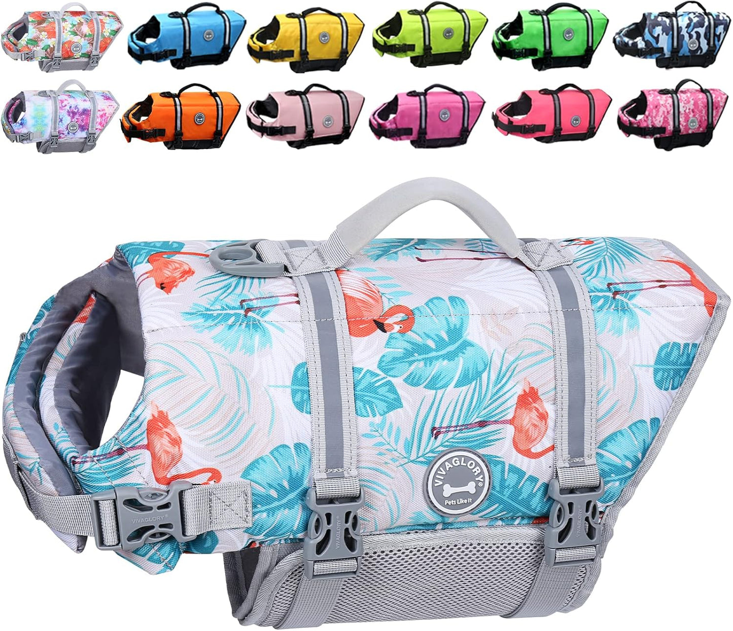 Premium Ripstop Dog Life Jacket - Blue