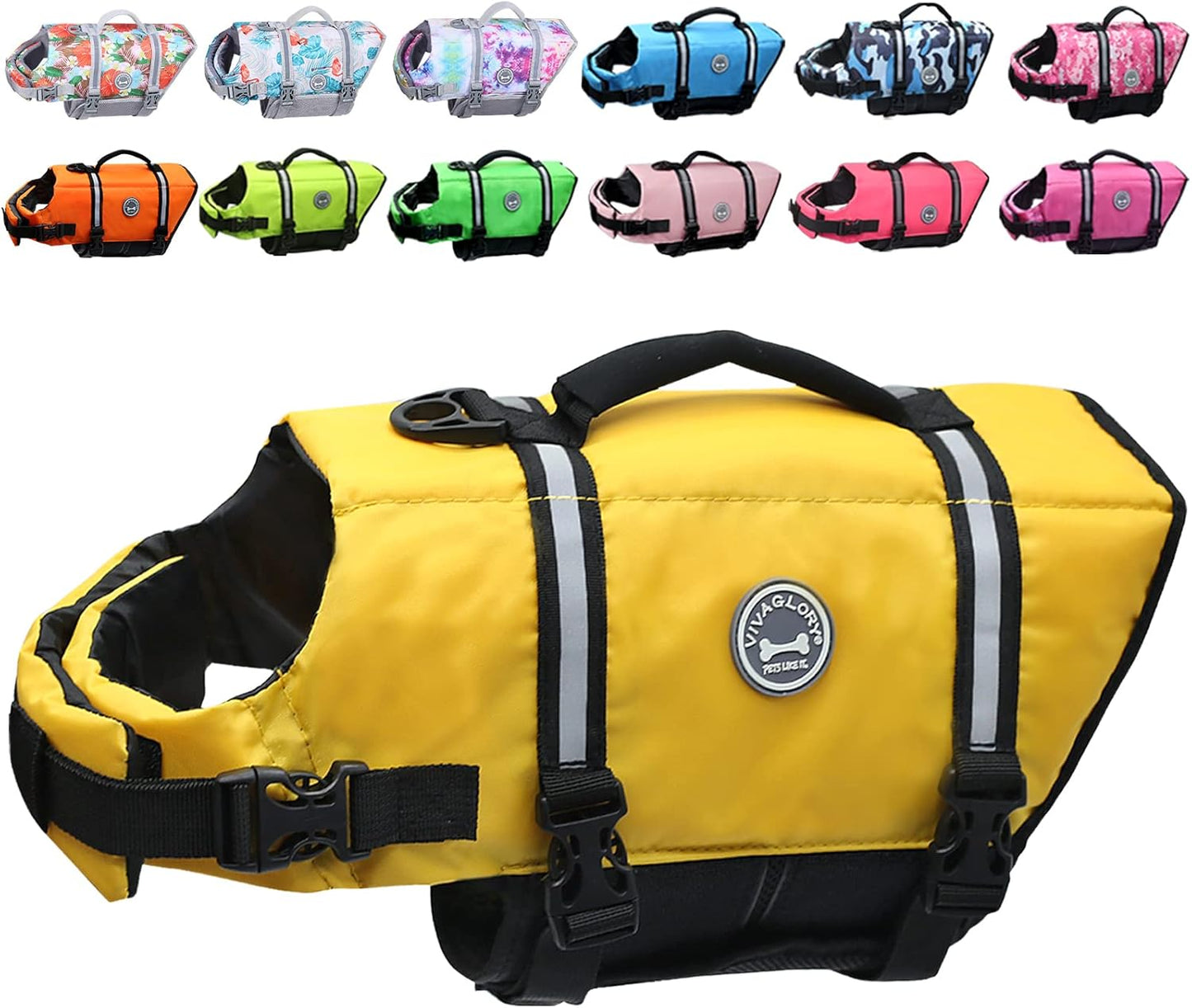 Premium Ripstop Dog Life Jacket - Blue