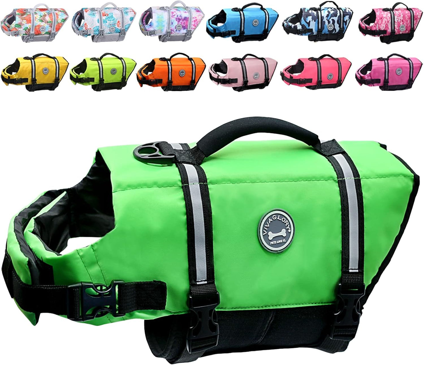 Premium Ripstop Dog Life Jacket - Blue