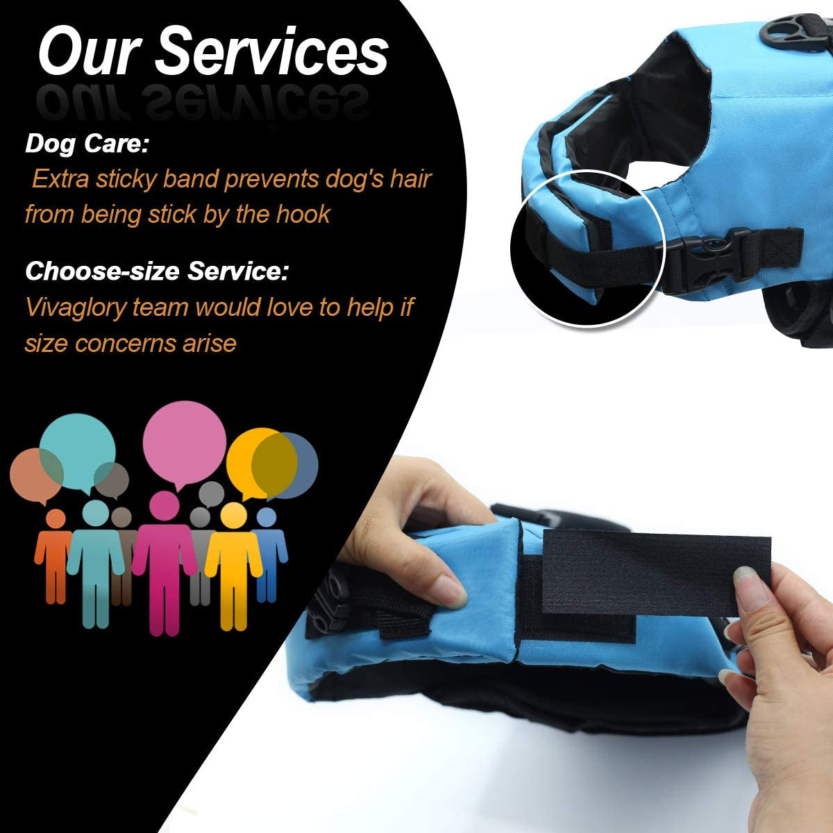 Premium Ripstop Dog Life Jacket - Blue