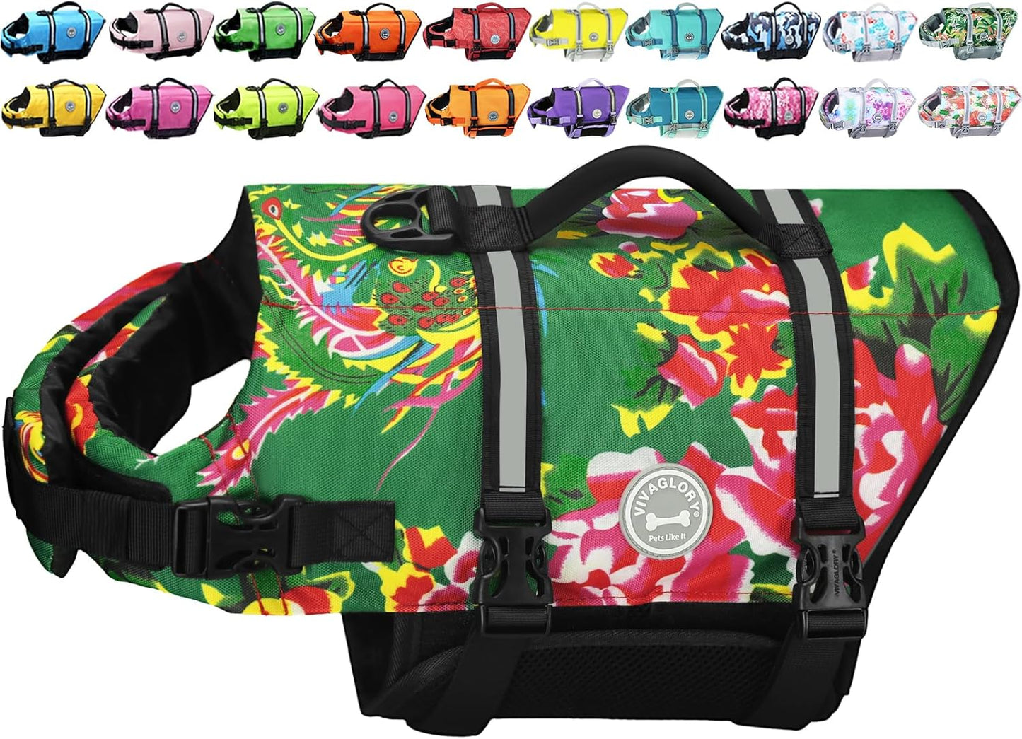 Premium Ripstop Dog Life Jacket - Blue