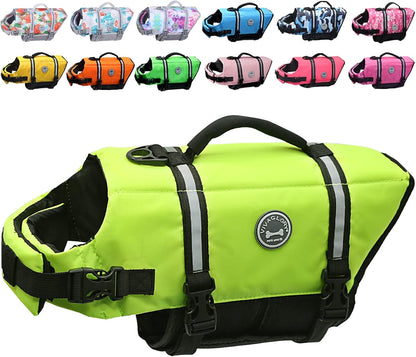 Premium Ripstop Dog Life Jacket - Blue