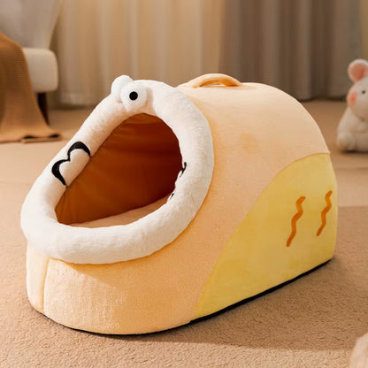 All-Season Semi-Enclosed Pet Bed