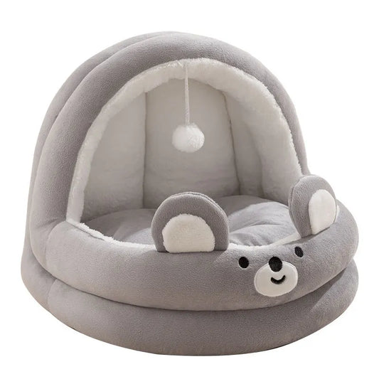 All-Season Semi-Enclosed Pet Bed