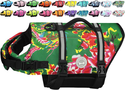 Premium Ripstop Dog Life Jacket - Blue
